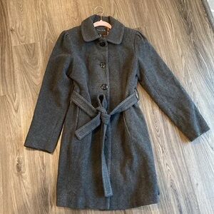 Women's Gray Wool Coat